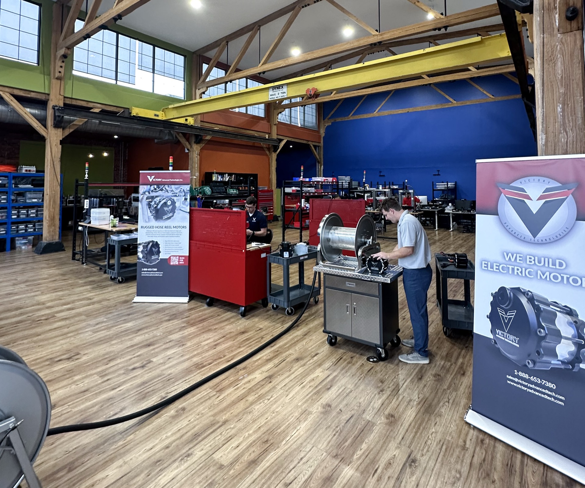 Victory Advanced Technologies manufacturing floor